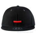 Bordado 3D logotipo personalizado de borde plano snapback